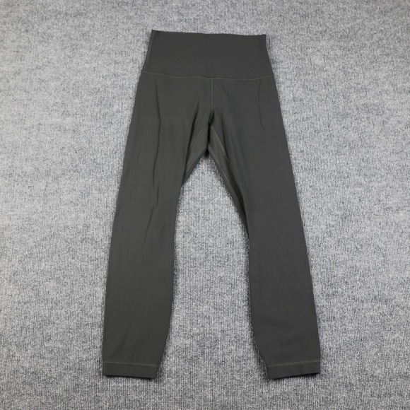 Lululemon Pants Womens 4 Black High Rise Yoga Leggings Stretch Athletic Gym - Picture 1 of 11